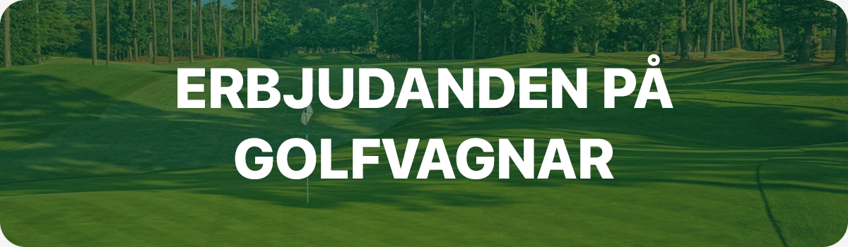 Erbjudanden på golfvagnar