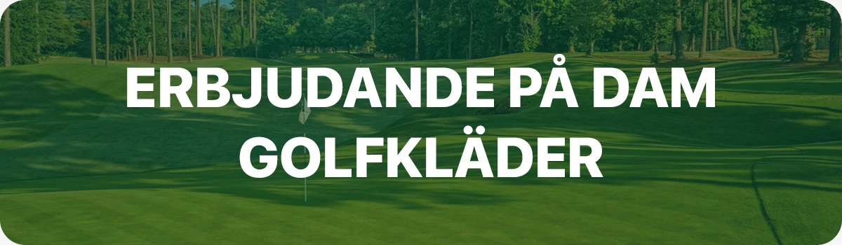 Erbjudande på dam golfkläder