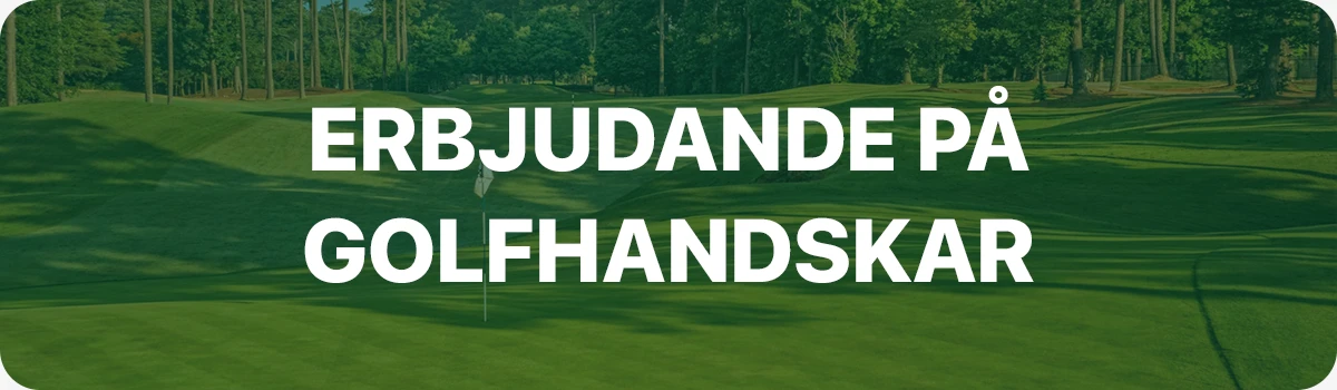 Erbjudande på golfhandskar