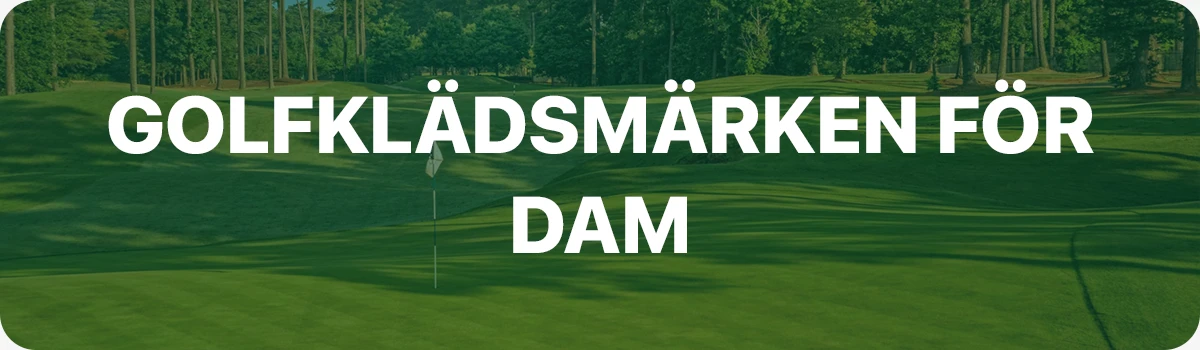 Golfklädermärken för dam