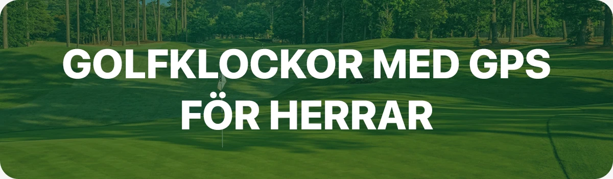 Golfklocker med gps för herrar