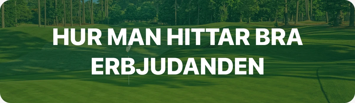 Hur man hittar bra erbjudanden på begagnade golfbollar