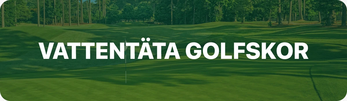 Vattentäta golfskor