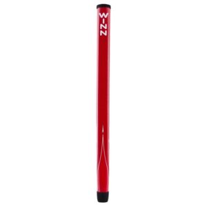 Winn Excel 15" Midsize Red Pistol Putter Golfgrepp